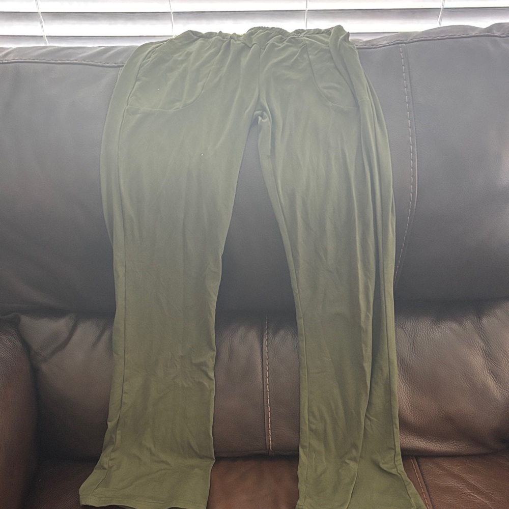 Olive Green Lounge Pants